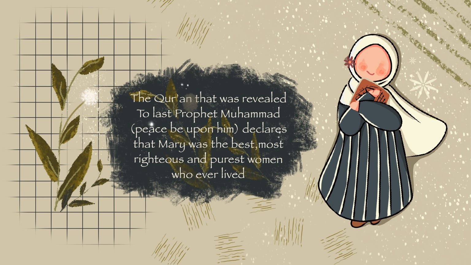 This is a message from a young Muslim girl named Mariam to the world