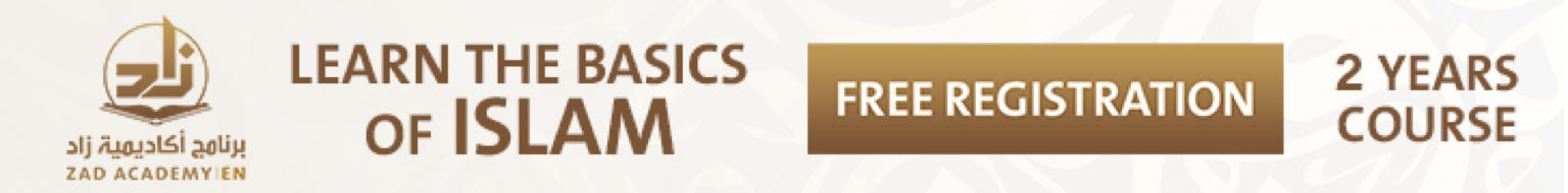 Learn the basics of Islam with Zad Academy's free online program
